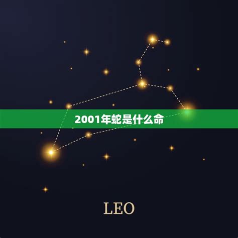 2001年屬蛇|2001年属蛇是什么命 2001年属蛇的是什么命